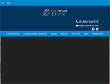 Tablet Screenshot of courtyardclinic.com